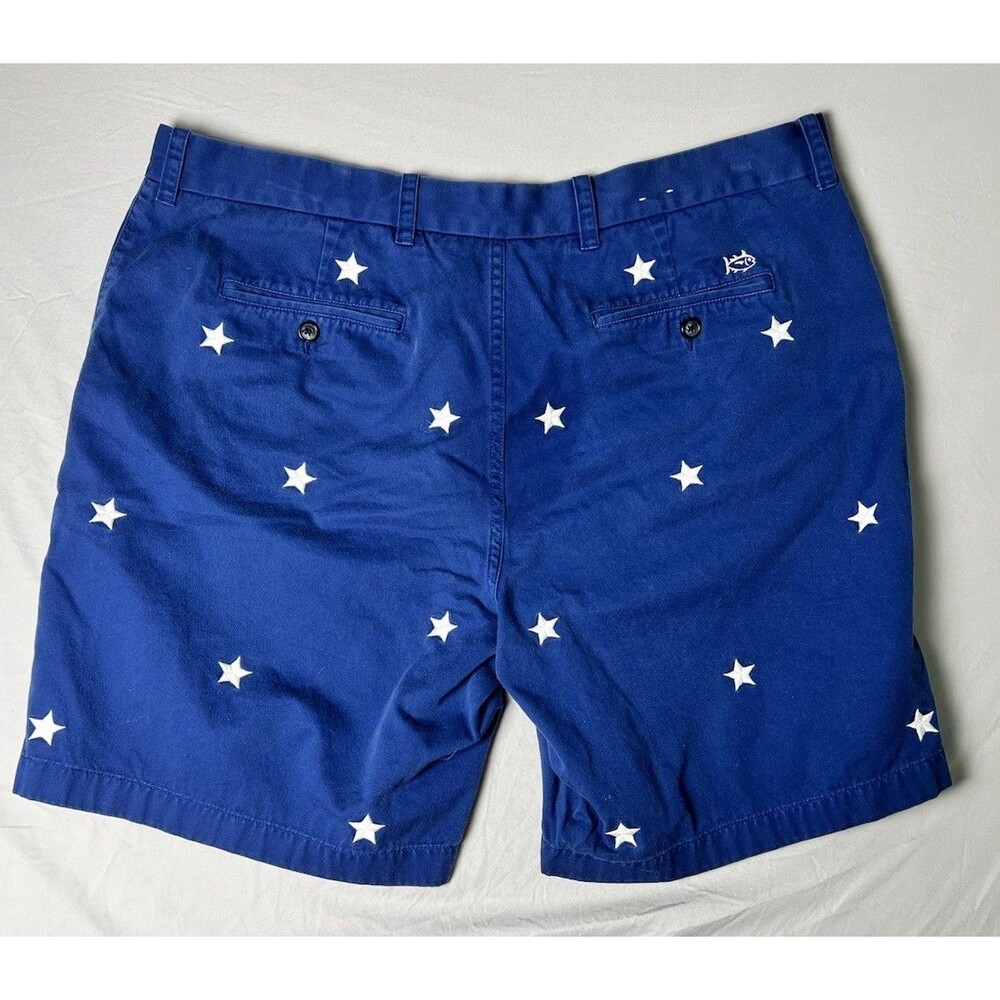 Southern Tide Men’s Shorts Star Spangled Yacht Blue Size W40 MSRP $ 99.50 - Picture 3 of 11